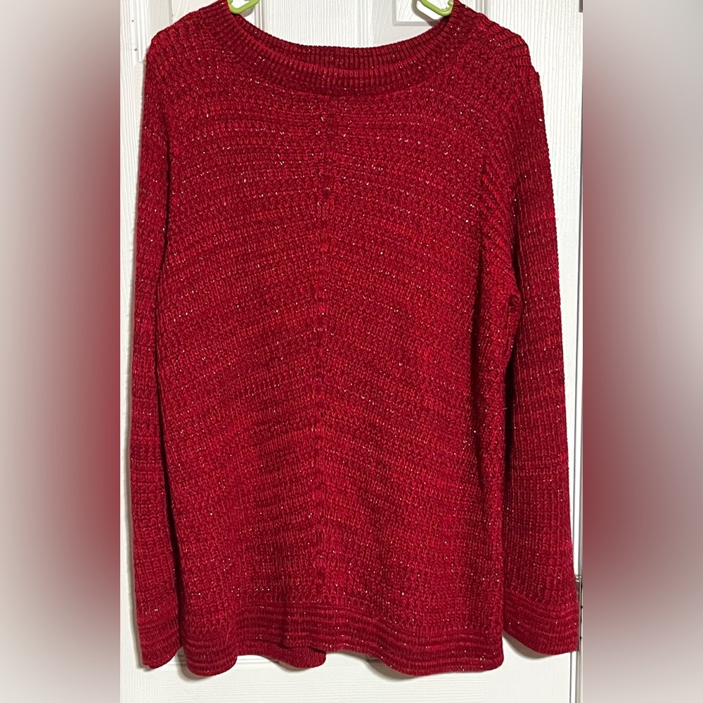 Apt. 9 Rich Red Crew Neck Sweater